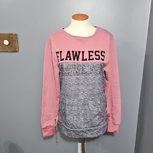 Thrill 94 , Warm, Cozy, Sweatshirt, Flawless, Pink, Black, & Grey, Size 2X